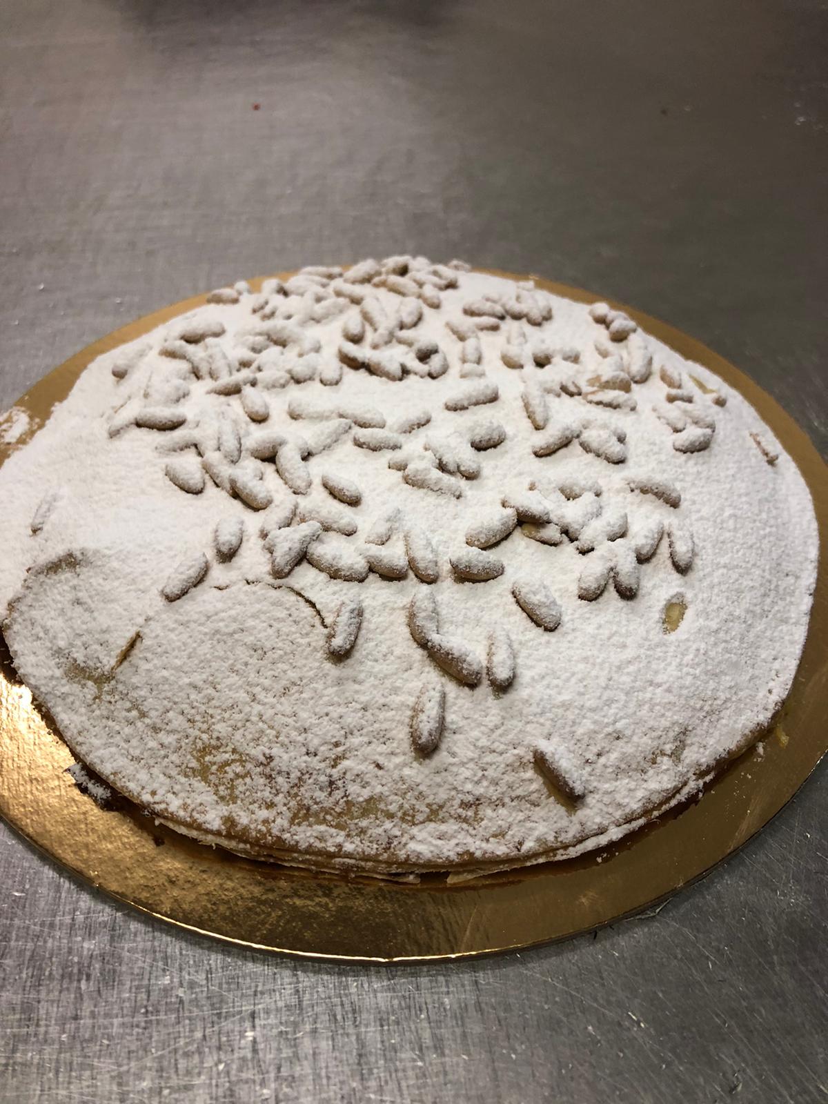 Torta della nonna con Piadina Romagnola IGP